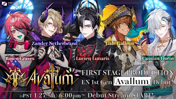 FIRST STAGE PRODUCTION to Debut First EN Group, Avallum