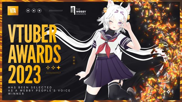 VTuber Awards 2023 has been selected as Webby People’s Voice winner. Visual: The VTuber Awards